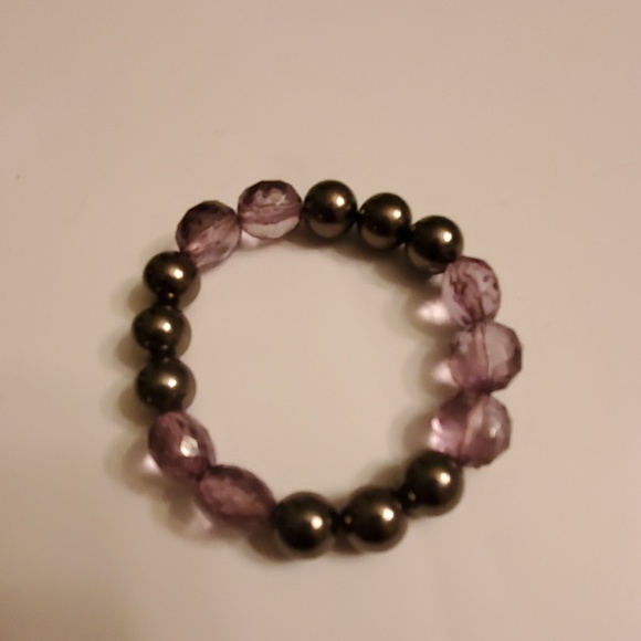 Set of 4 Beaded Stretch Bracelets - Picture 4 of 4